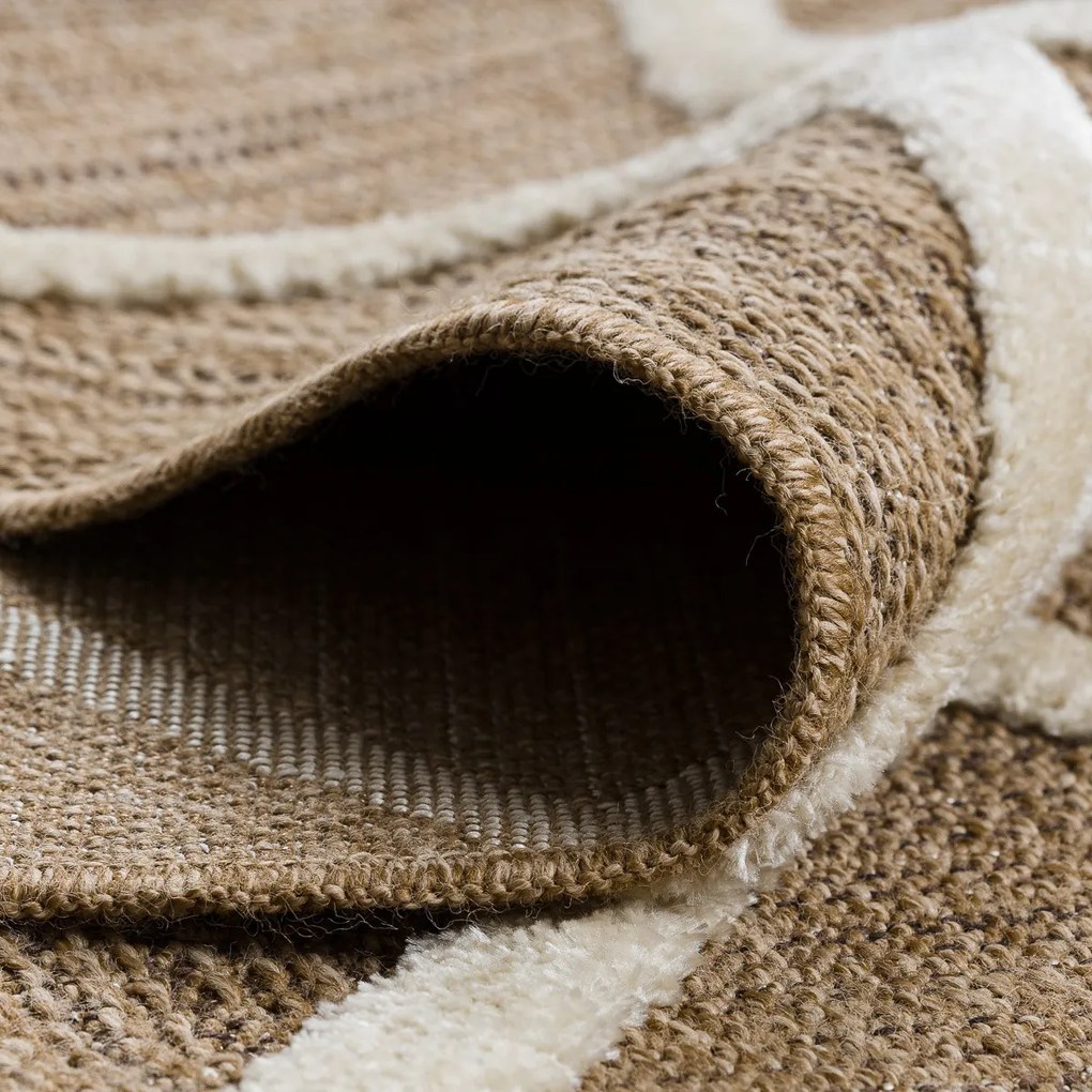 Dywany Łuszczów, Kusový koberec Spark 0708A beige/cream, 80x150, béžová, chodba / predsieň