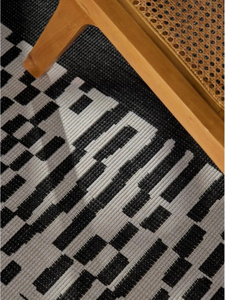 Čierny/krémový vnútorný a vonkajší koberec 160x230 cm Haringey Acacia – Ted Baker