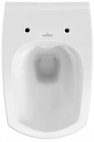 Cersanit Carina Clean On, závesná wc misa + antibakteriálne toaletné sedátko z duroplastu, set 548, biela, K701-033