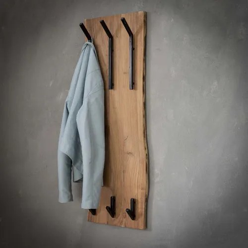 Vešiak 24-84 Edge 2x3 Hooks Drevo Acacia  - Komfort-nábytok