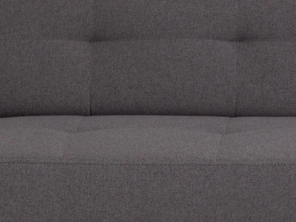 Rohová sedacia súprava Harris, tmavo šedá tkanina, ľavý roh