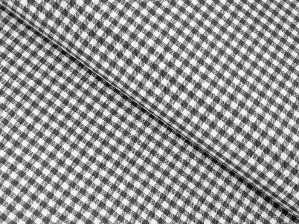 Biante Dekoračný behúň na stôl Rebeka RE-012 Sivo-biela kocka malá 20x140 cm