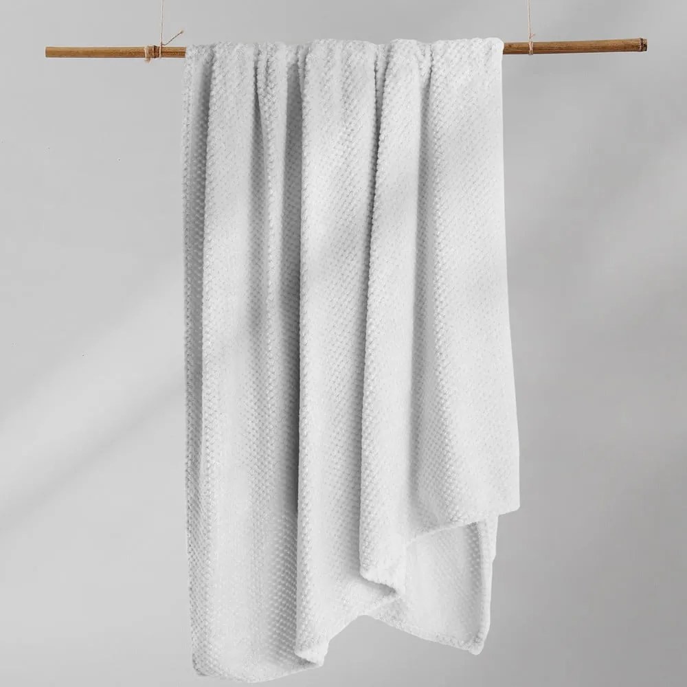 Biela deka z mikrovlákna DecoKing Henry, 220 x 240 cm