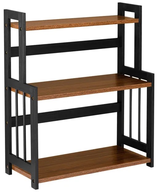 Kuchynská polica CEZAR čierna