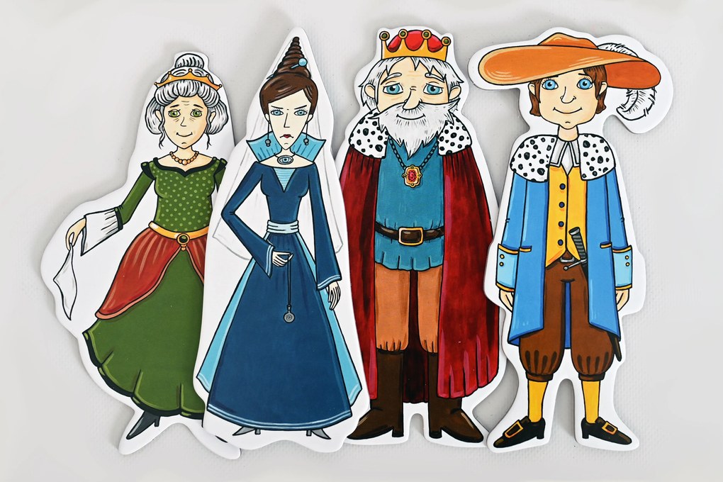 MARIONETINO – Kráľovská sada III – bábky 4 ks