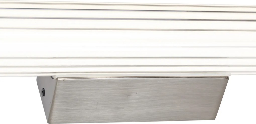 Retro nástenné svietidlo Gunmetal 60,4 cm vrátane LED IP44 - Coco