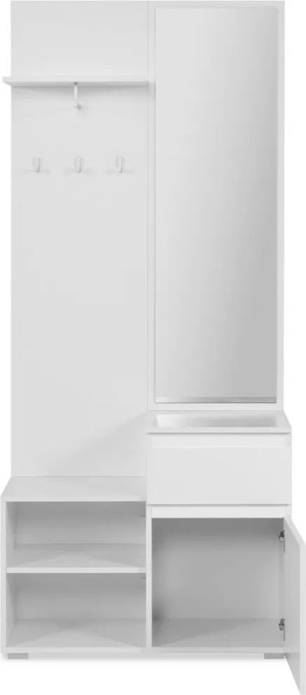 Predsieňová stena Image, biela