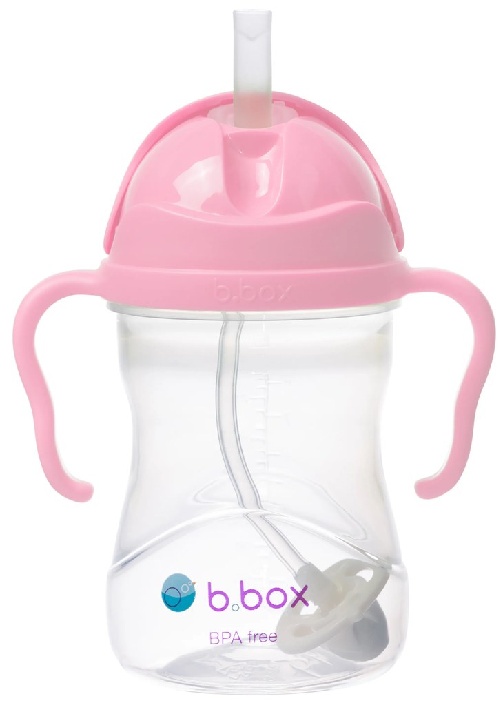 Hrnček so slamkou - čerešňový kvet 240 ml