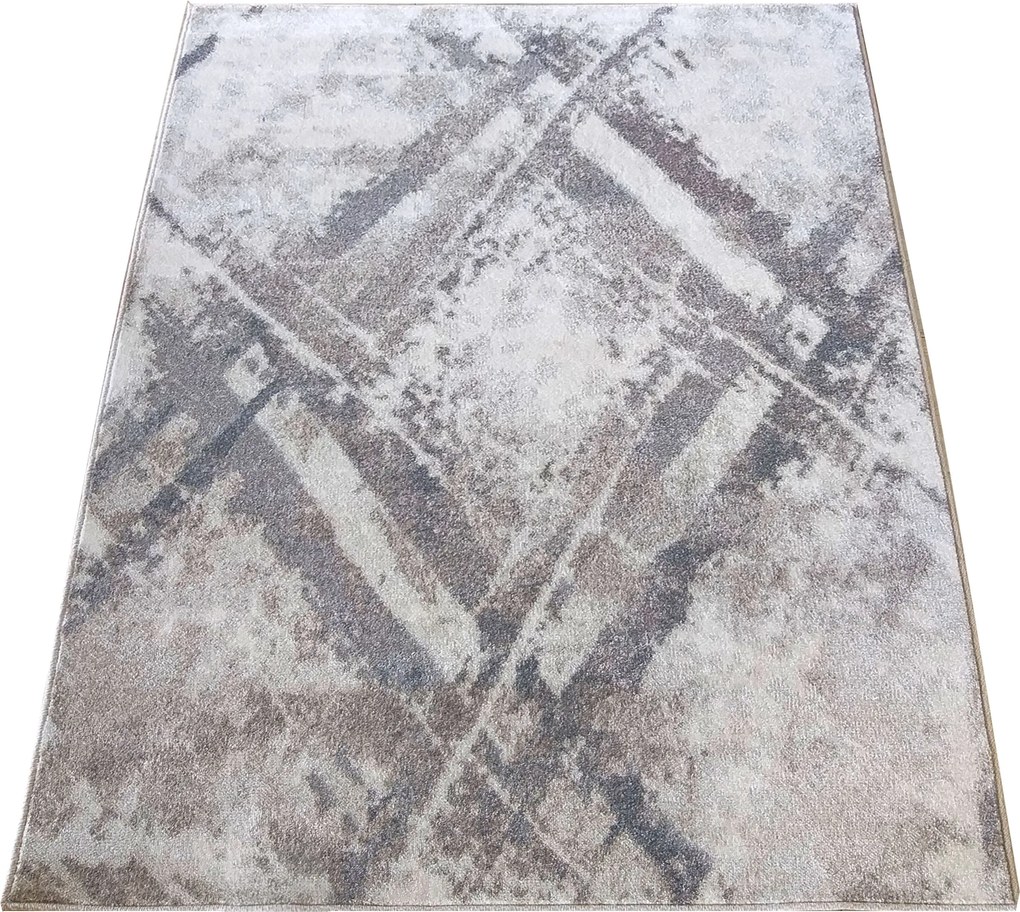 DY Moderný béžový abstraktný koberec Vista 09 Rozmer: 300x400 cm