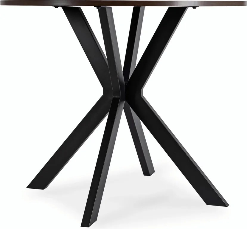 Stôl ERION 90 cm Orech / Čierny