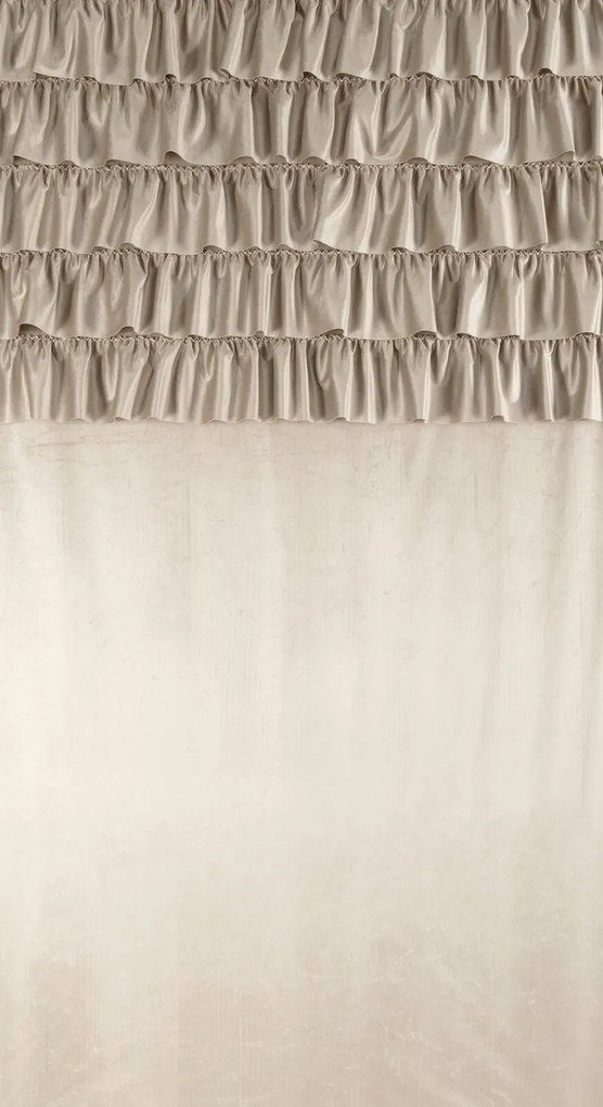 ZATEMŇOVACÍ ZÁVES NA KRÚŽKOCH AURA 140X250 CM BÉŽOVÁ