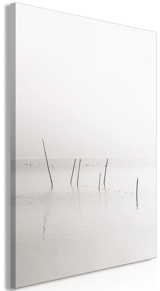 Artgeist Obraz - Misty Trail (1 Part) Vertical Veľkosť: 60x90, Verzia: Na talianskom plátne