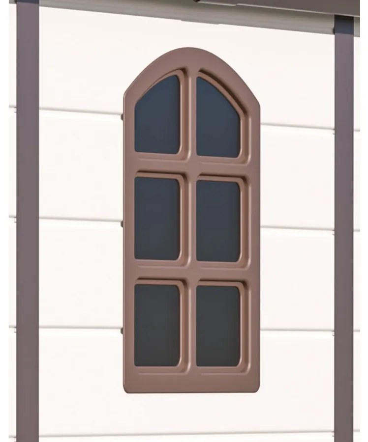 Záhradný domček G21 Boston 670 - 241 x 278 cm, plastový, béžový 6390073