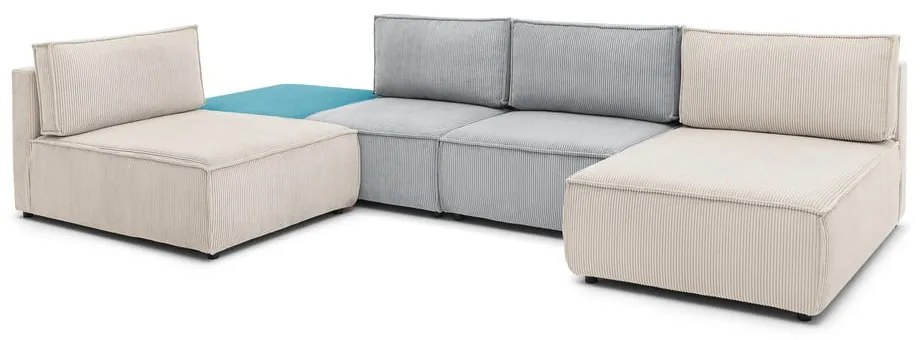 Menčestrová rohová pohovka (variabilná) Nihad modular – Bobochic Paris