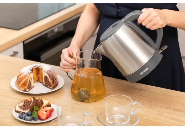 Sencor - Rýchlovarná kanvica 1,2 l 2150W/230V nerez