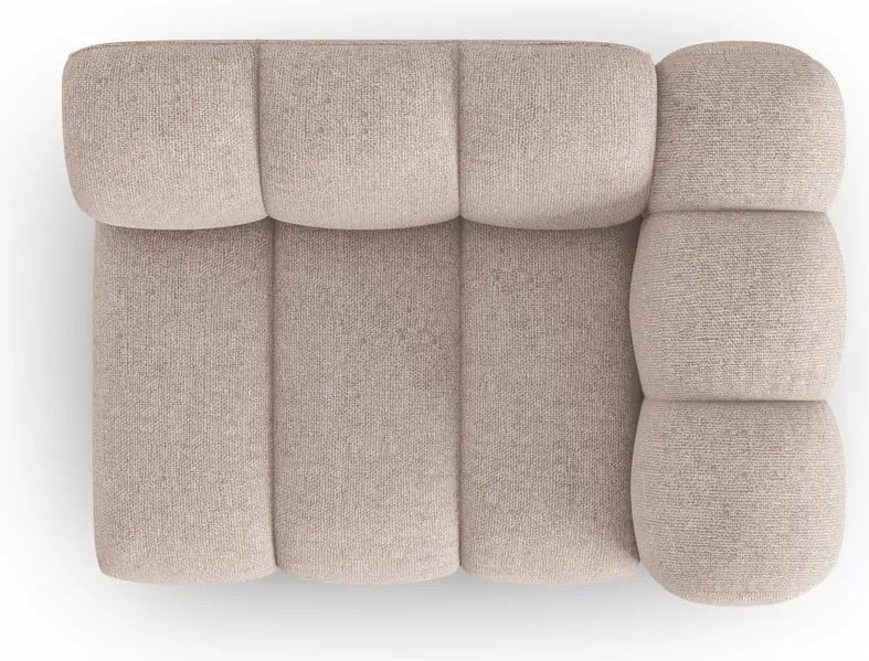 Béžový modul pohovky (pravý roh) Lupine – Micadoni Home