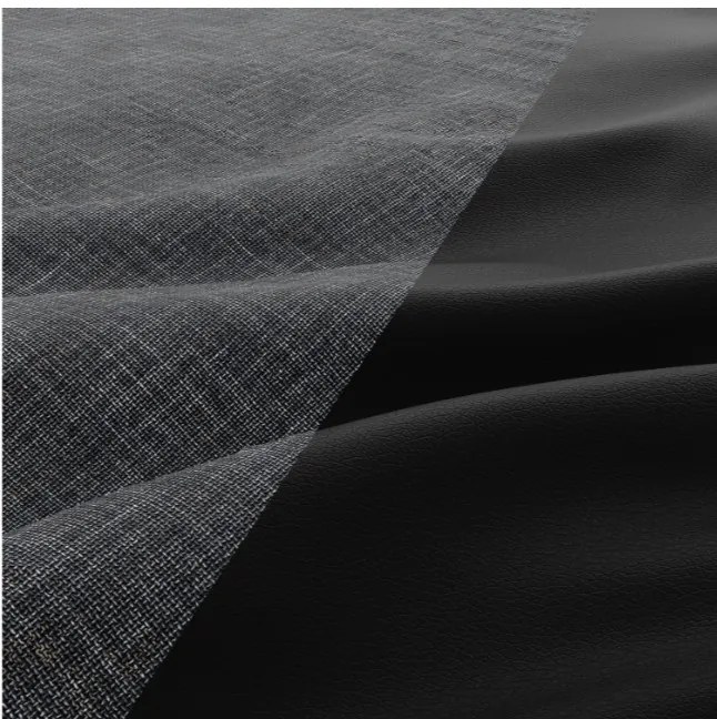 Rohová rozkladacia sedačka LUNA tmavosivá / čierna