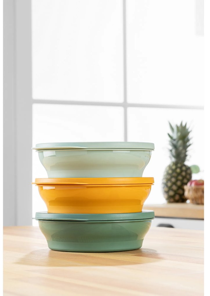 Sada 3 ks potravinových boxů SIDIE vícebarevná