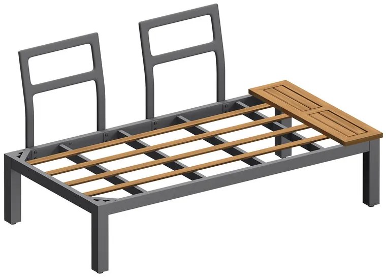 Livarno home Rohová sedacia súprava, hnedá/sivá (850000244)