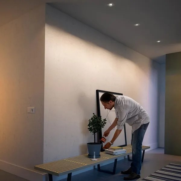 Philips 50193/31/PN - SADA 3x Podhľadové svietidlo ENNEPER 1xGU10/5,5W/230V