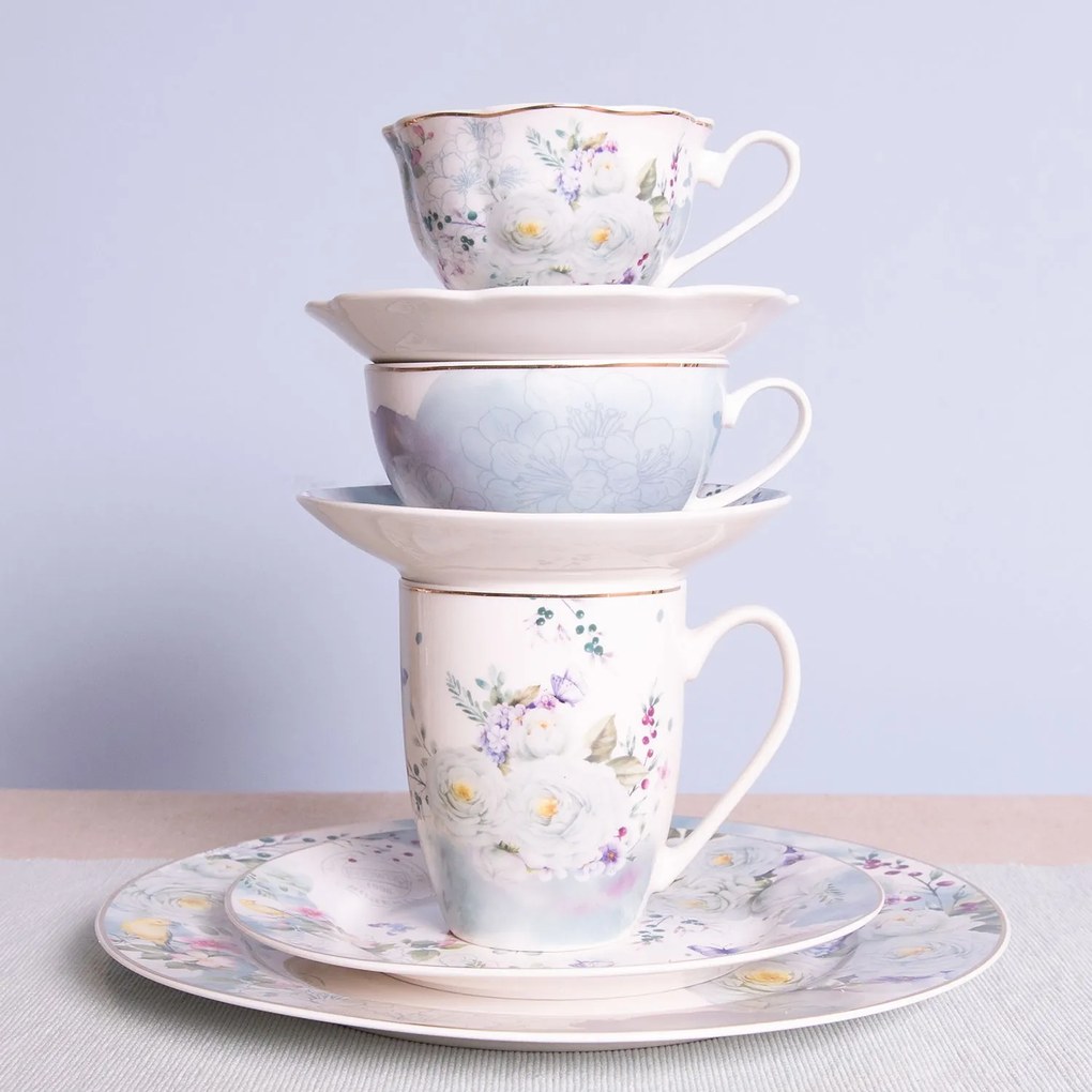 Porcelánový dezertný tanier Butterfly - Ø 19*2 cm