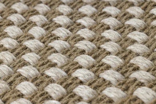 Koberec JUTE 3731 so strapcami, krémový / béžový