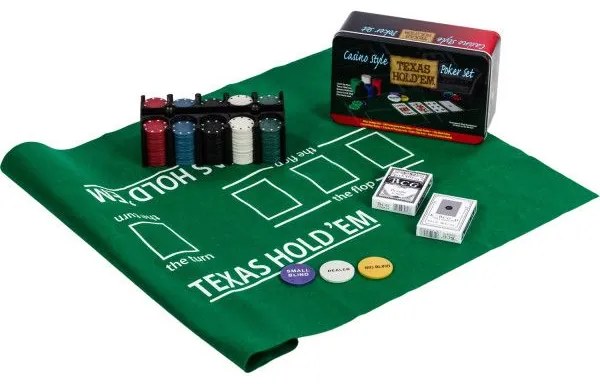GamesPlanet® Poker set v plechovej dóze, 200 ks