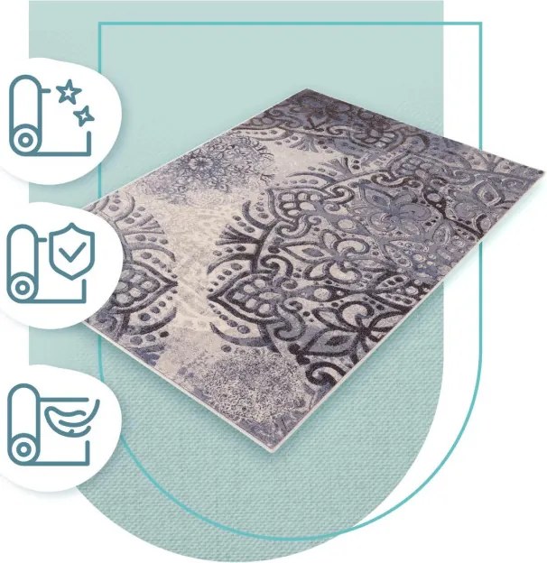 Koberec Dywilan Moon Boho Silver