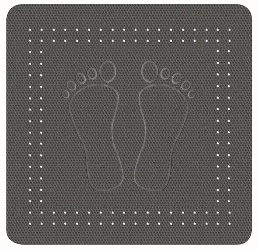 Kleine Wolke Foot protiskluzová podložka do vany břidlicová 55x55 cm 4388905002