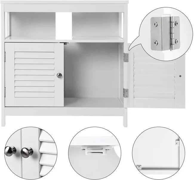 Skrinka pod umývadlo 60 cm BBC02WT