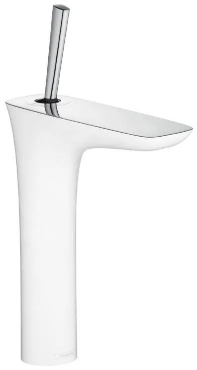 Hansgrohe PuraVida, páková umývadlová batéria 200 s odtokovou súpravou Push-Open, biela/chrómová, HAN-15081400