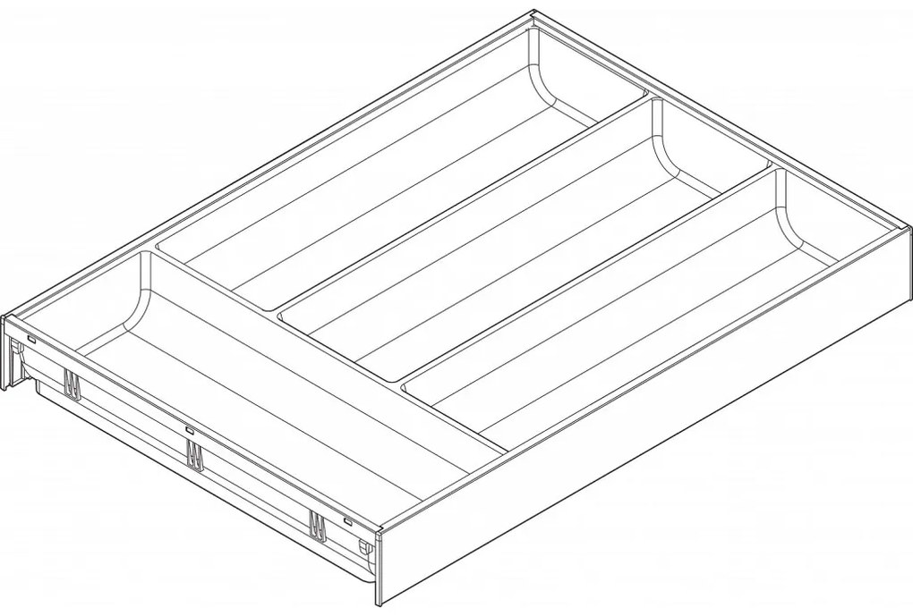 Blum Príborník ZC7S450BS3 Ambia-line 300 x 450 mm sivý