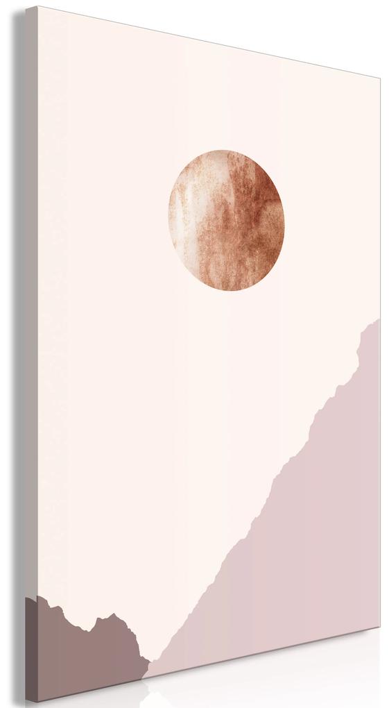 Artgeist Obraz - Mountain Planet (1 Part) Vertical Veľkosť: 80x120, Verzia: Na talianskom plátne