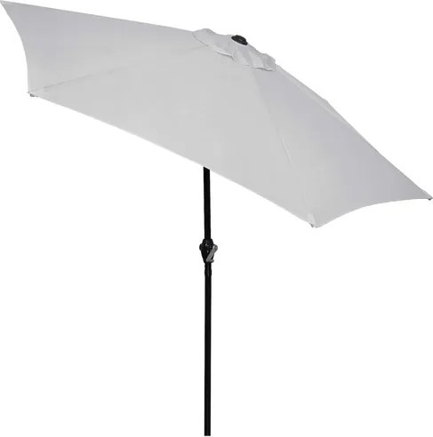 SPRINGOS Skladací záhradný slnečník 260 cm – sivý GU0022