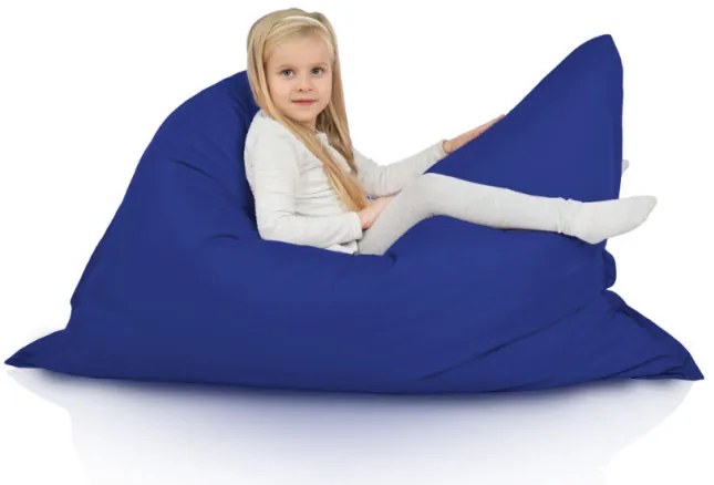 Vankúš na sedenie tmavomodrý nylon