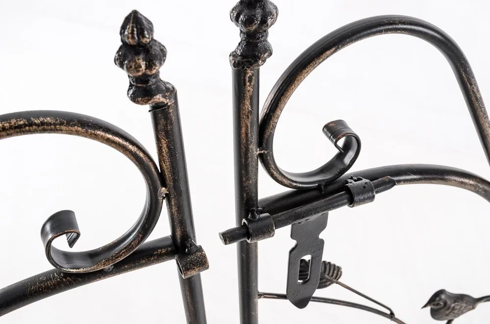 Pergola na popínavé rastliny GS22232 s bránkou - Antik biela