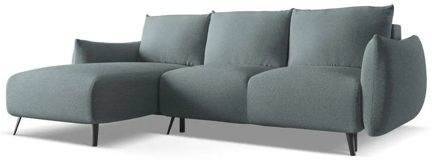 Svetlomodrá rohová pohovka (ľavý roh) Malie – Makamii