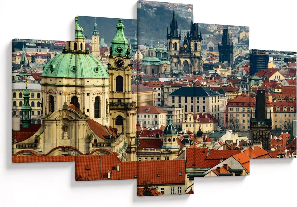Obraz - Panorama Prahy (150x105 cm)