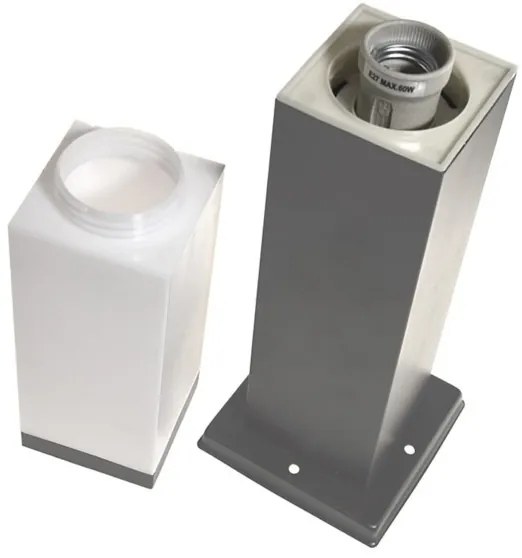 Vonkajšia lampa SOPPA 1xE27/60W/230V IP44 45 cm antracit