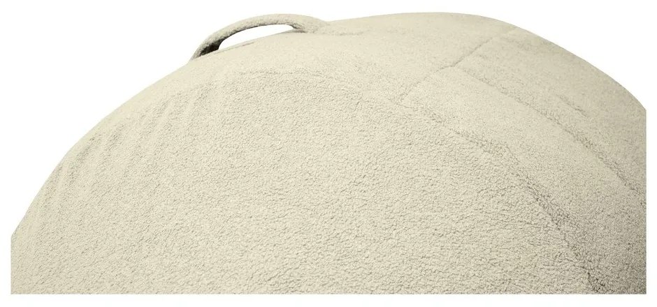 Svetlosivý sedací vak z textílie buklé Roll 135 – SLOWDOWN