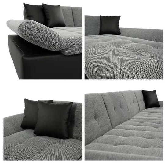 Rohová rozkladacia pohovka Agata Premium, Dostupné poťahy: Piano 17