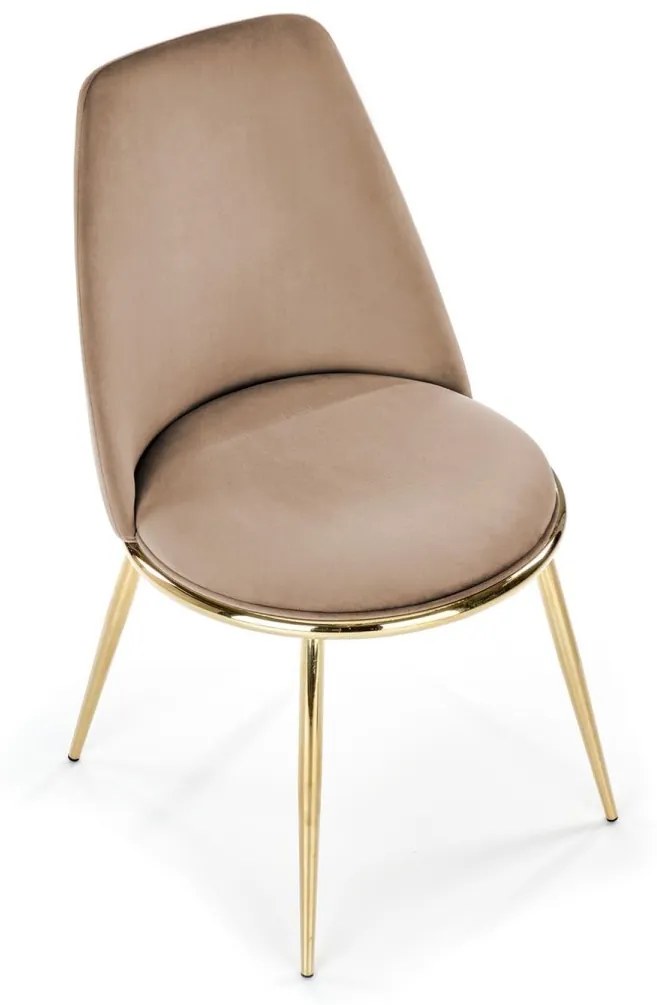 Dizajnová stolička GLAMOUR K460 béžová