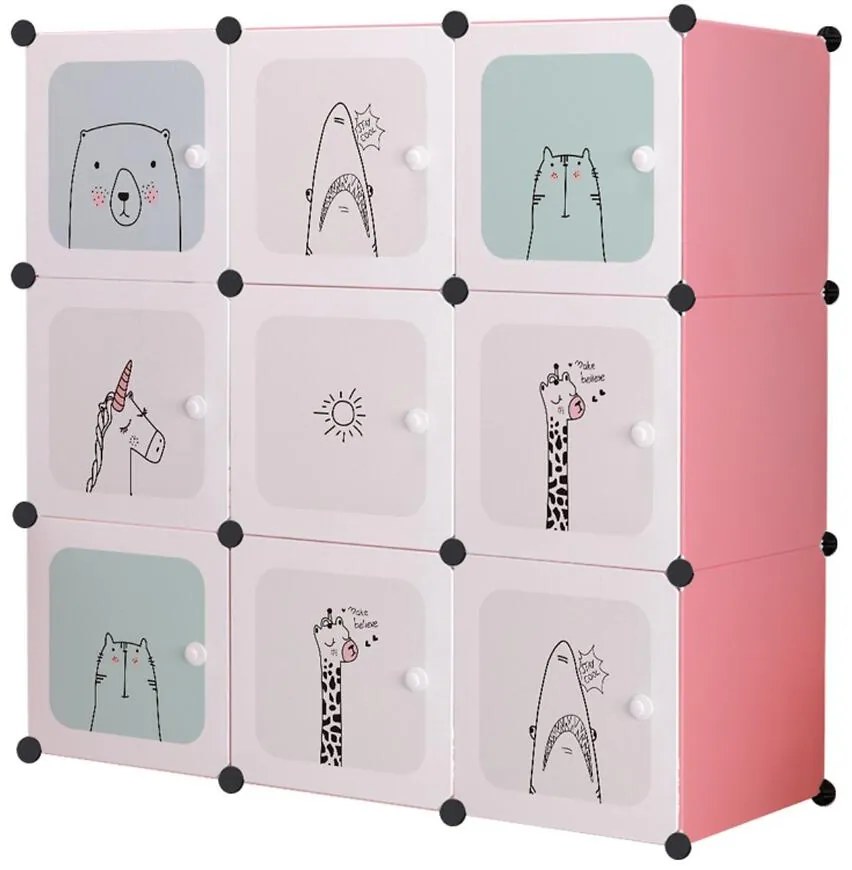 Detská modulárna skriňa Dragon 9