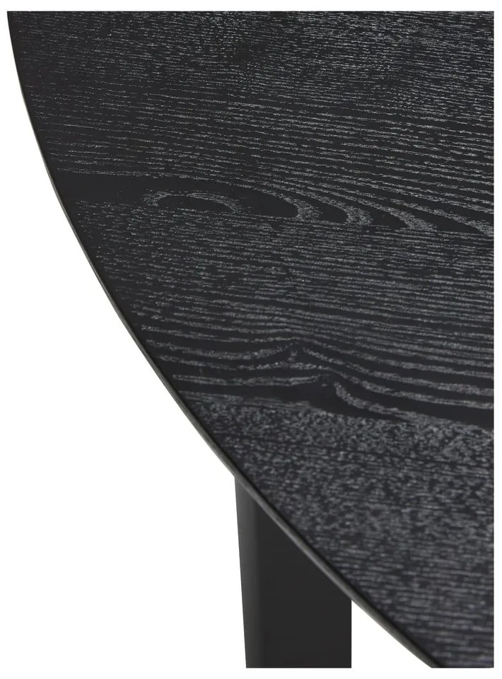 Čierny okrúhly jedálenský stôl ø 120 cm Fjord – Hübsch