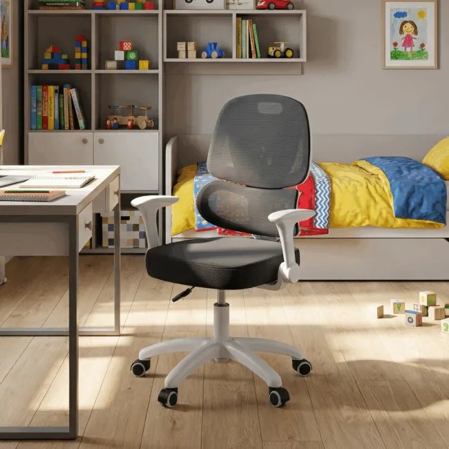 Detská otočná stolička sivá KA-K1063 GREY