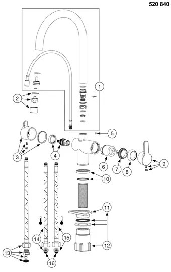 Blanco TRIMA chróm 520840