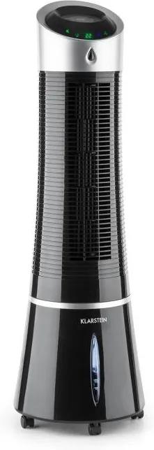 Klarstein Skyscraper Ice, klimatizácia 4 v 1, ventilátor, chladič vzduchu, diaľkové ovládanie, čierna
