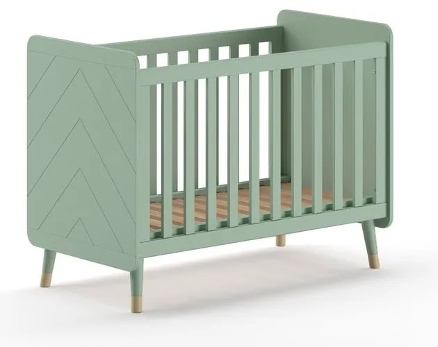 Postieľka z borovicového dreva v petrolejovej farbe 60x120 cm BILLY – Vipack