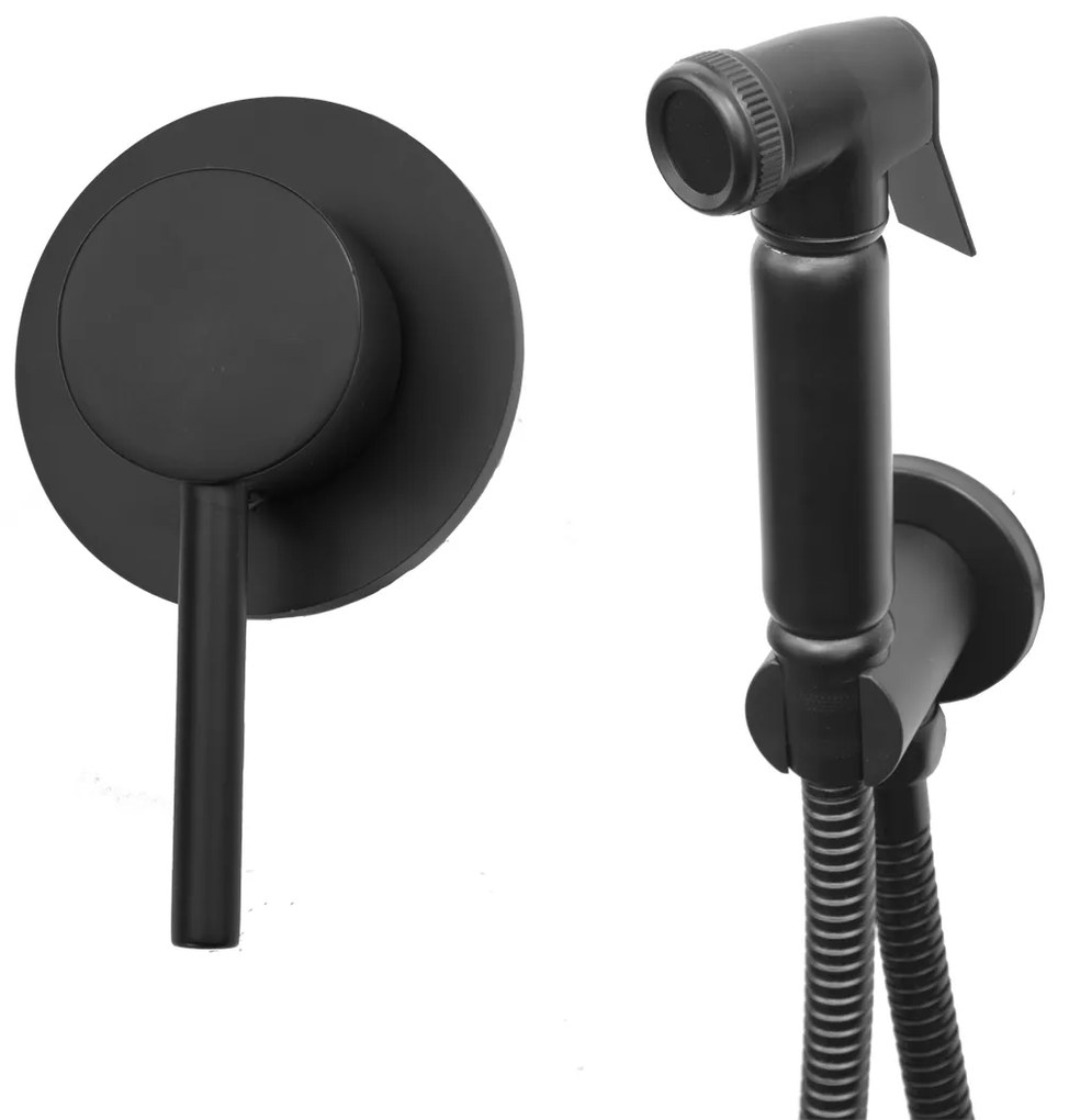 Gamma Roy, podomietková bidetová batéria, čierna matná, GMA-BRYBPT-BK