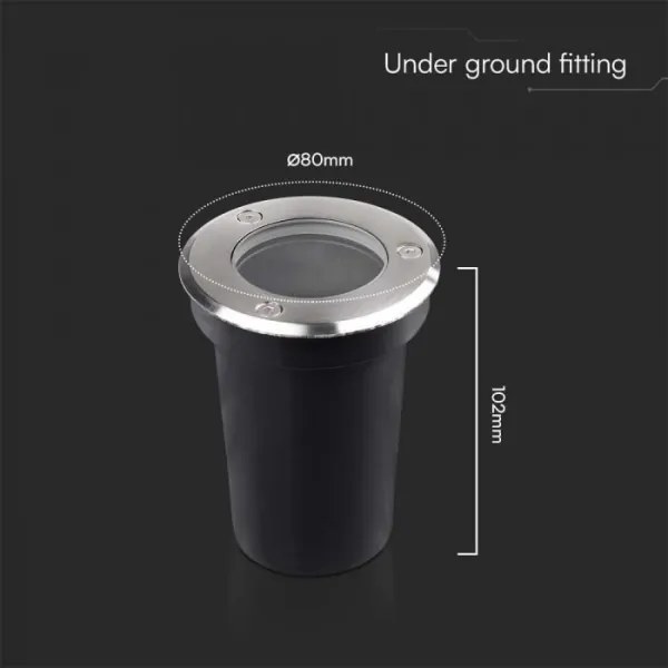 Vonkajšie nájazdové svietidlo 1xGU10/35W/230V IP67